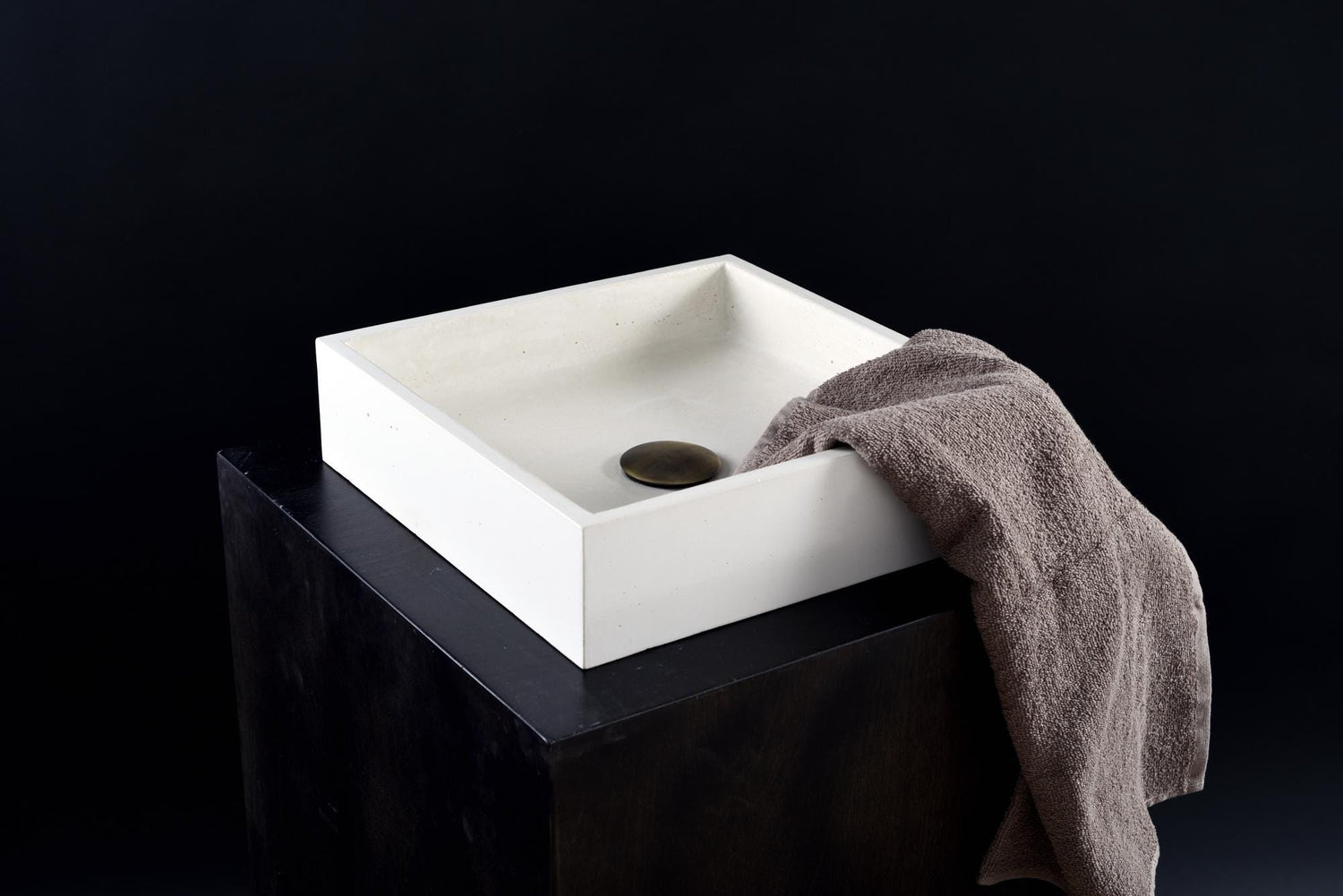 Minimalist Rectangular Washbasin with Slim Profile and Custom Sizing Options .