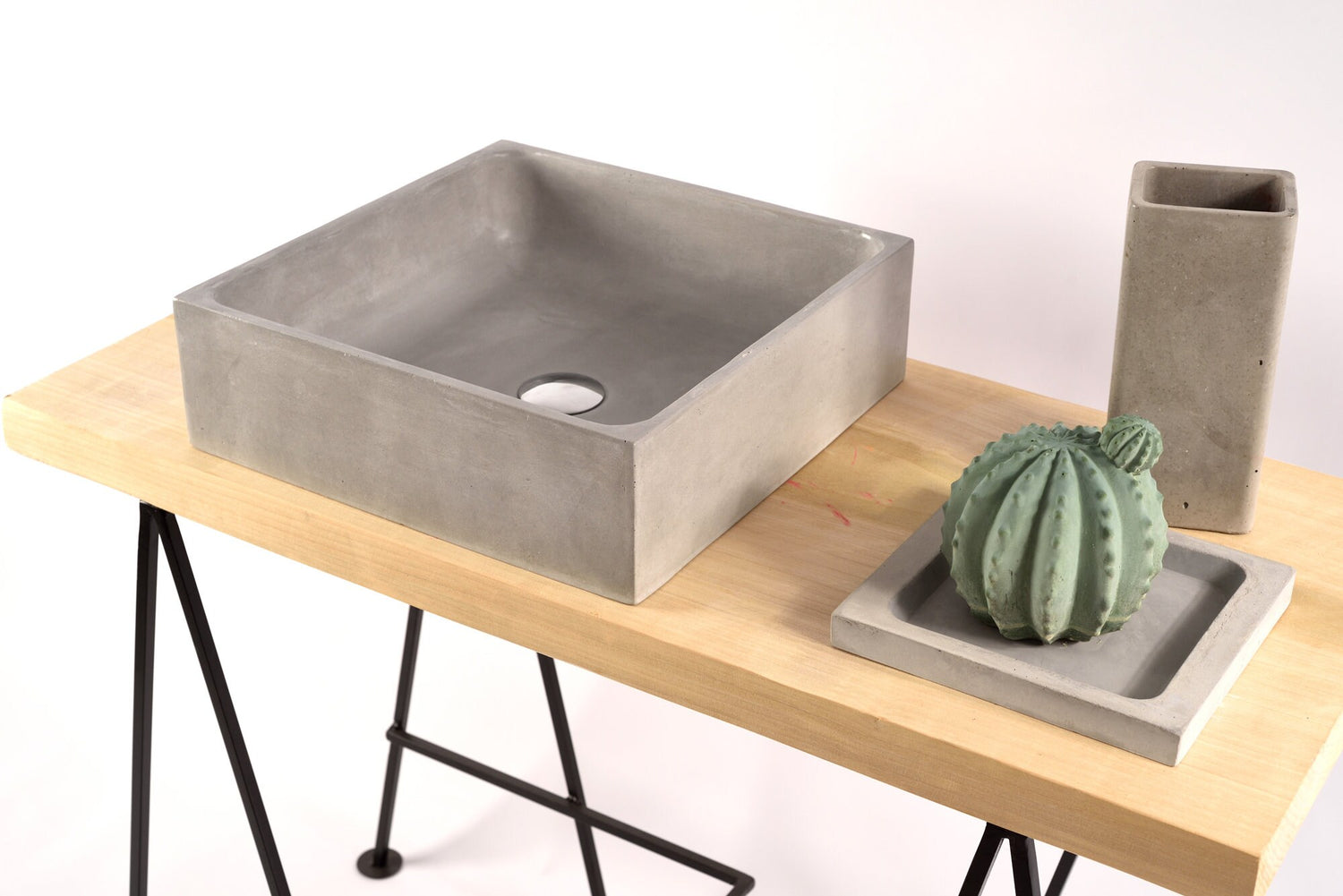 PLINT 40 : Bathroom Square Sink , Rectangular Bathroom Washbasin