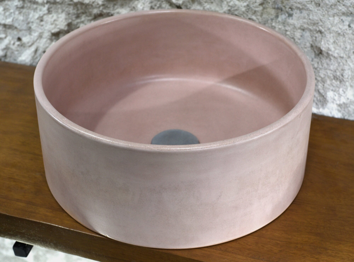 Whispering Blush : The Pale Pink Washbasin of Serenity