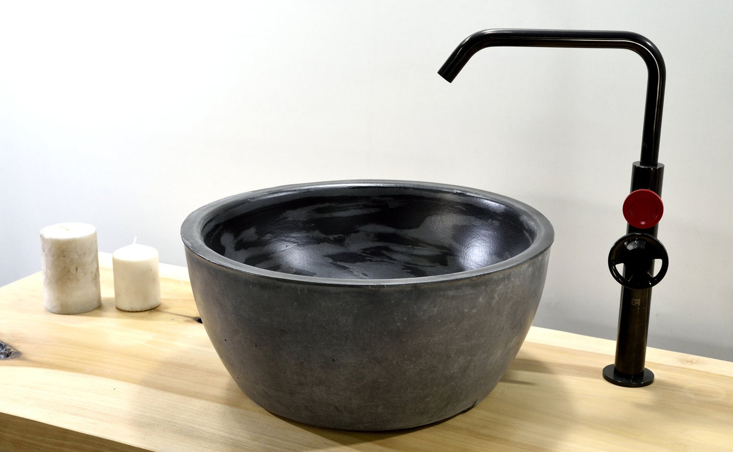 Hand Made Bathroom Vessel / Concrete Sink / Washbasin Vessel / Top Basin