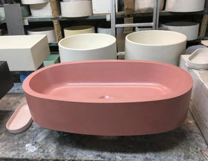 Large Bathroom Sink Vessel / Concrete Sink