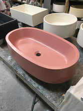 Load image into Gallery viewer, Large Bathroom Sink Vessel / Concrete Sink
