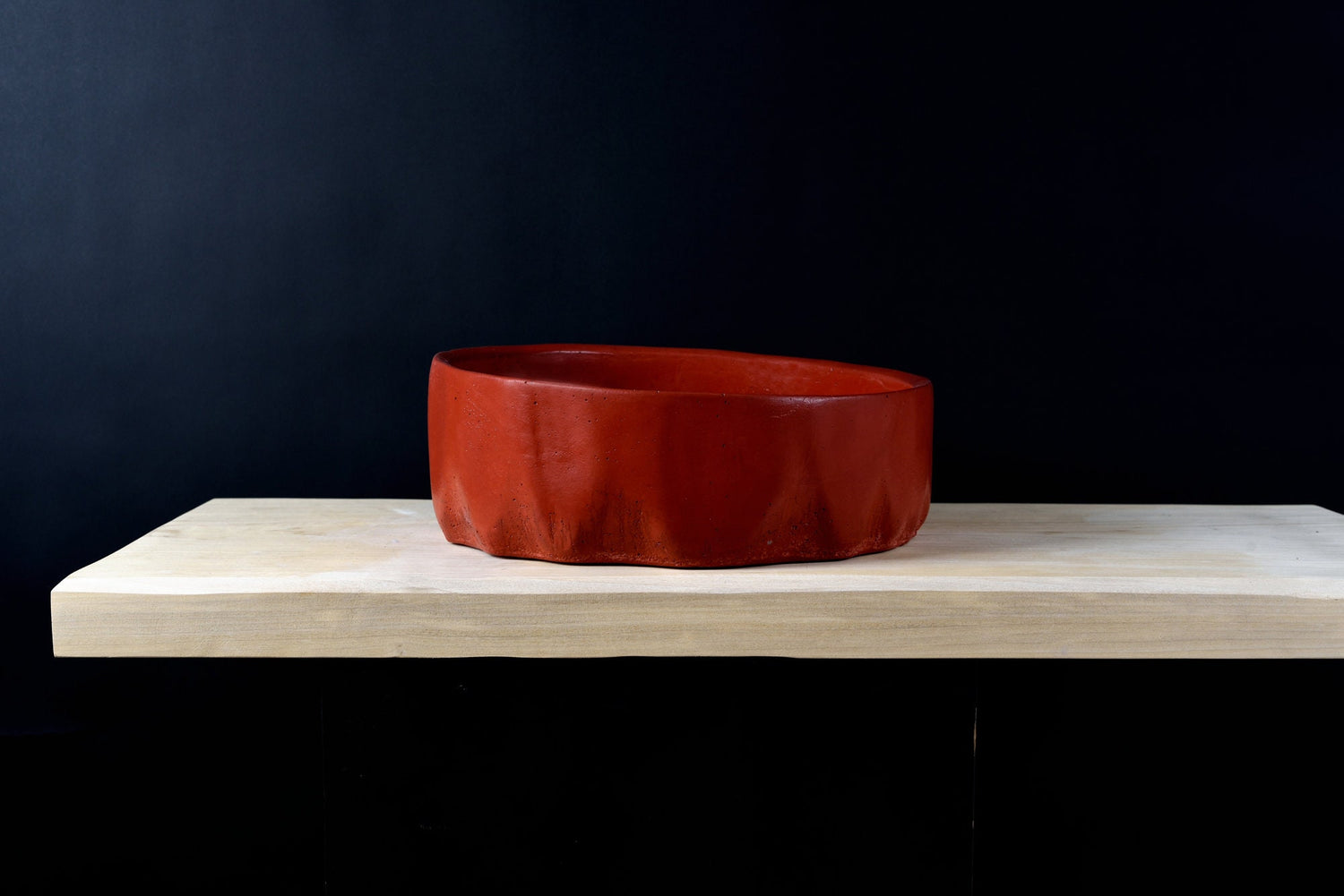 Red Concrete Sink  | Counter Top Wash Basin