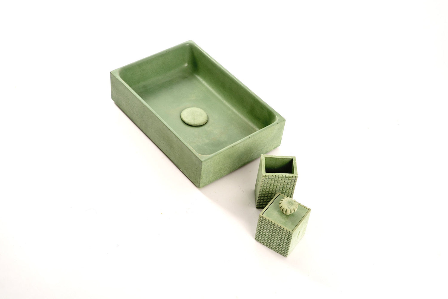 PLINT Rectangular Vanity Basin / Countertop Basin Green Color