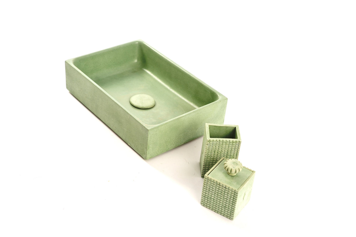 PLINT Rectangular Vanity Basin / Countertop Basin Green Color