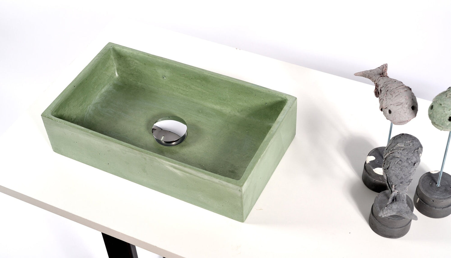 Made to Measure Bathroom Sink / Handcrafted Concrete Basin