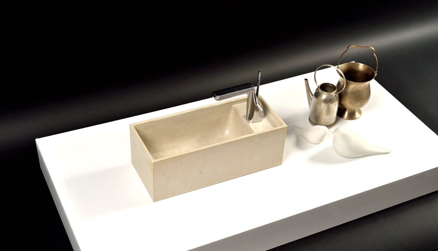 Tailor Made Bathroom Sink, Handcrafted Concrete Basin.