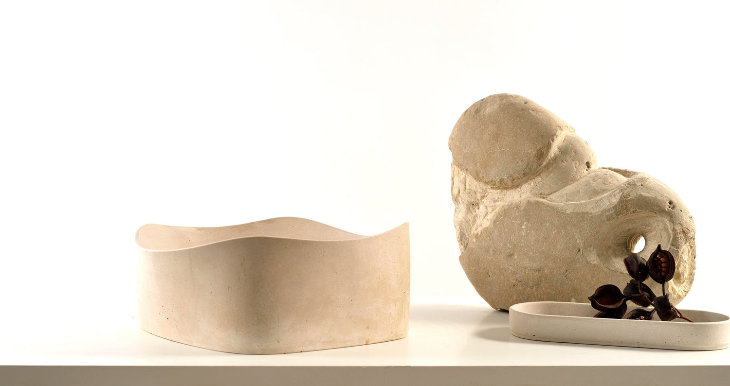 Libby Sink: The Waveform Stone Washbasin