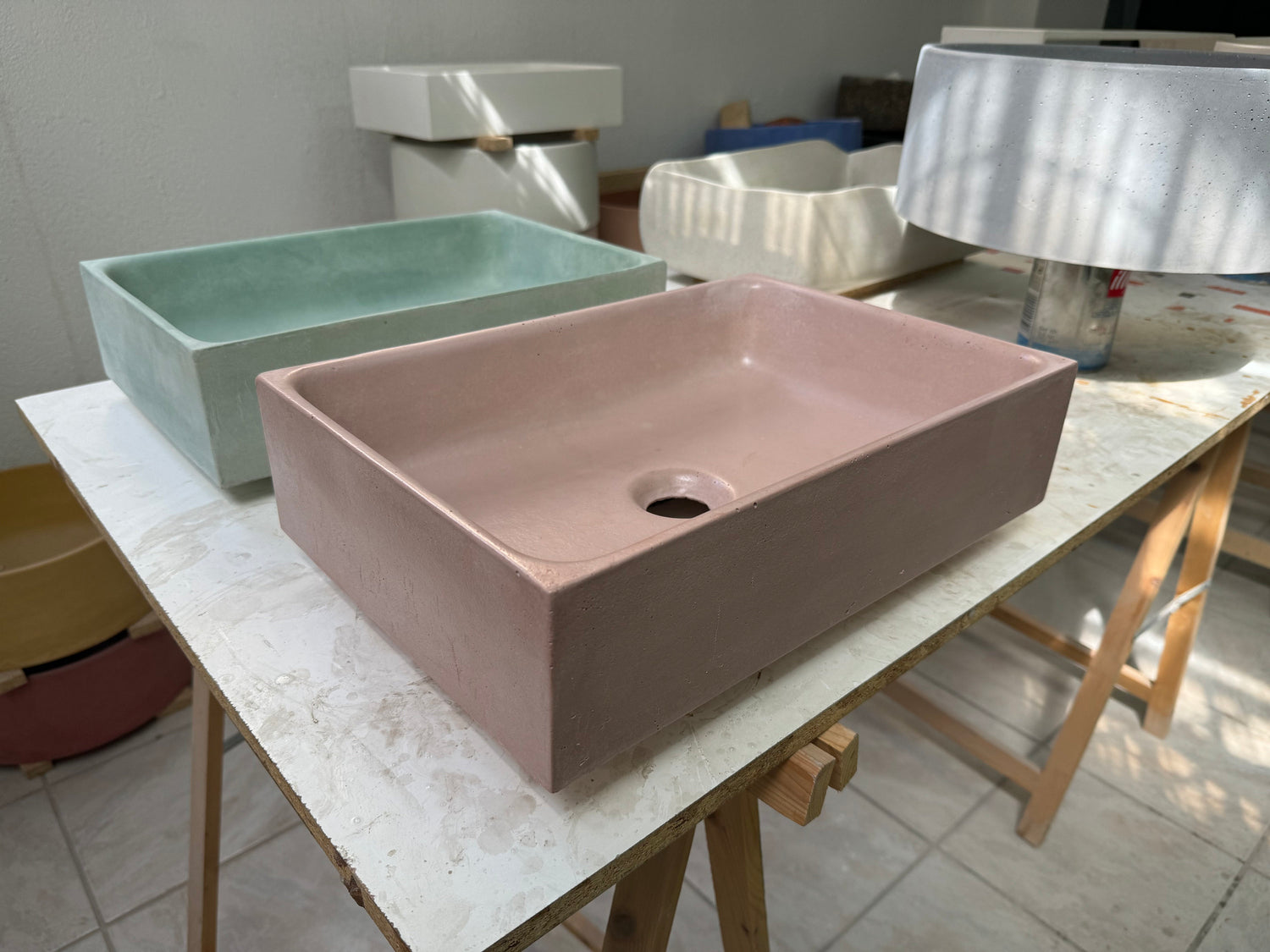 Artisan-Made Nude Color Sink with Irregularities , Low Price Sink