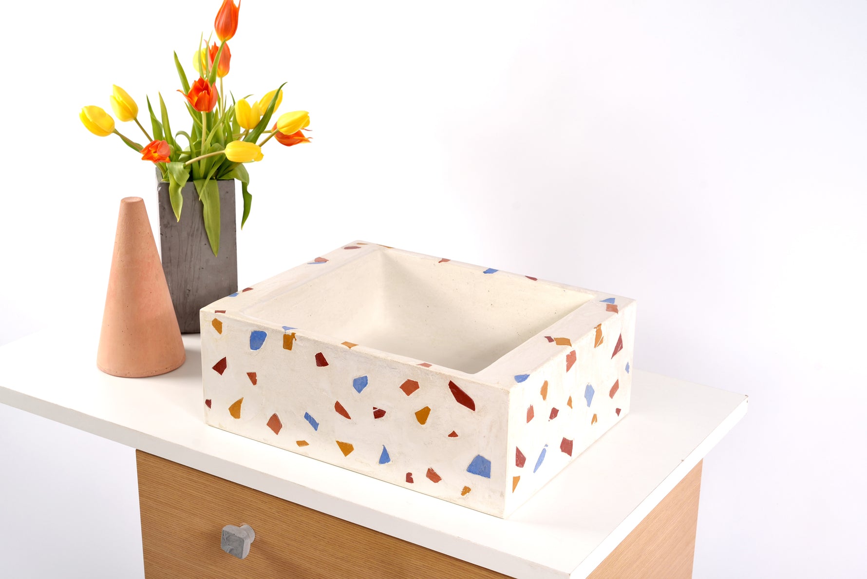 Made-to-measure terrazzo sink - robertotiranti.shop