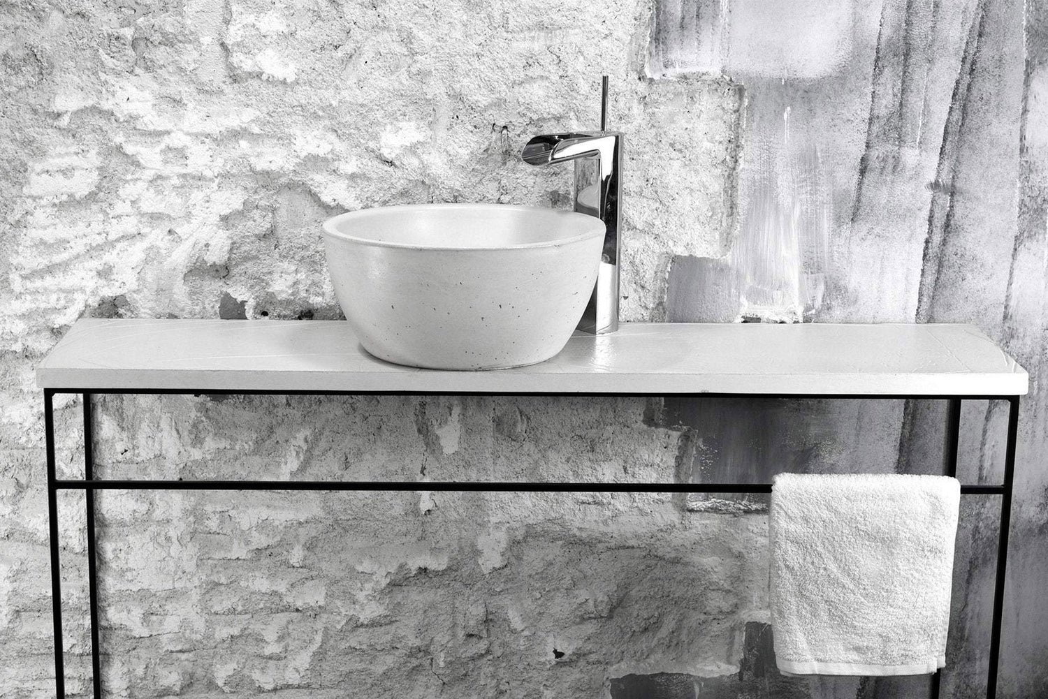 Beneba -  White Concrete Sink - robertotiranti.shop