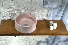 Load image into Gallery viewer, Oi - Pale Pink Concrete Sink - robertotiranti.shop
