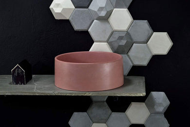 Oi - Pink Vessel Sink - robertotiranti.shop