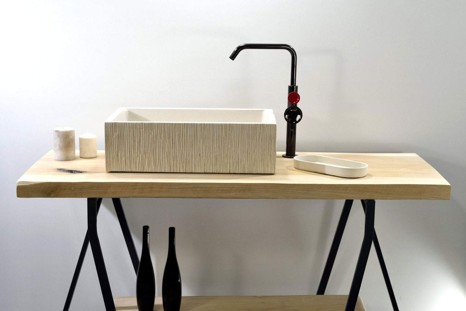 Tosca - Ivory Concrete Sink - robertotiranti.shop