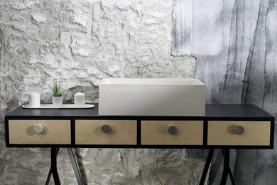 Witi - White Bathroom Sink - robertotiranti.shop