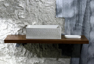 Morphi - White Concrete Bathroom Sink - robertotiranti.shop