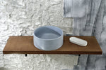 OI - Smoke Blue Bathroom Sink - robertotiranti.shop