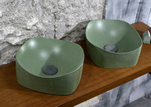 Load image into Gallery viewer, Libby  -  Green Bathroom Sink - robertotiranti.shop
