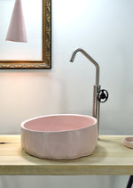 Flut Pale Pink Concrete Sink - robertotiranti.shop