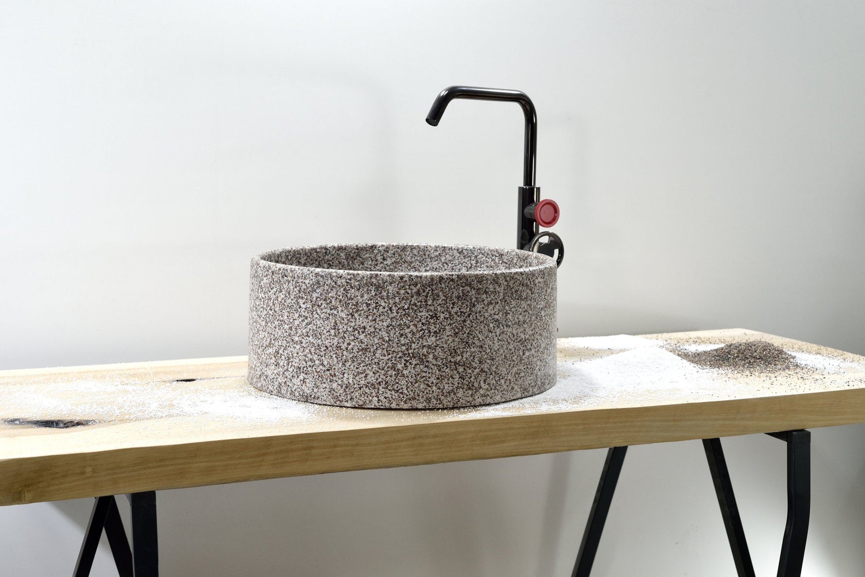 Mosaic -  Stone Bathroom Vessel - robertotiranti.shop