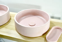 Load image into Gallery viewer, Olia -  Pale Pink Concrete Sink - robertotiranti.shop
