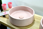 Olia -  Pale Pink Concrete Sink - robertotiranti.shop