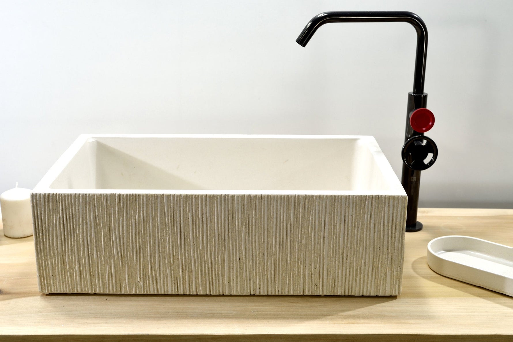 Tosca - Ivory Concrete Sink - robertotiranti.shop