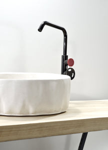 Flut - White Concrete Sink - robertotiranti.shop