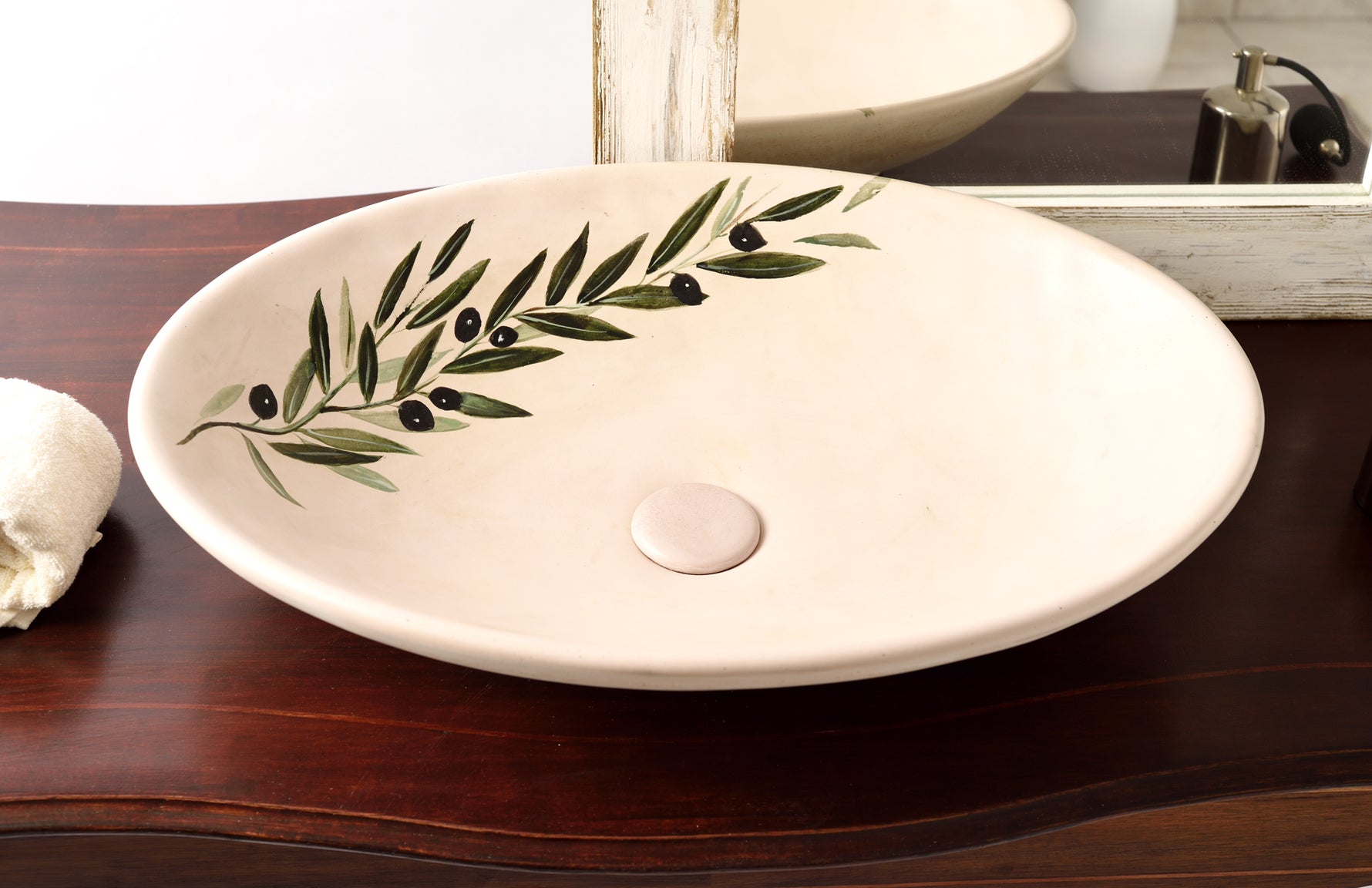 The Olive Branch , Ilusia Classic  Washbasin - robertotiranti.shop