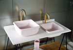 Kalo -Pale Petal Pink Bathroom Sink - robertotiranti.shop