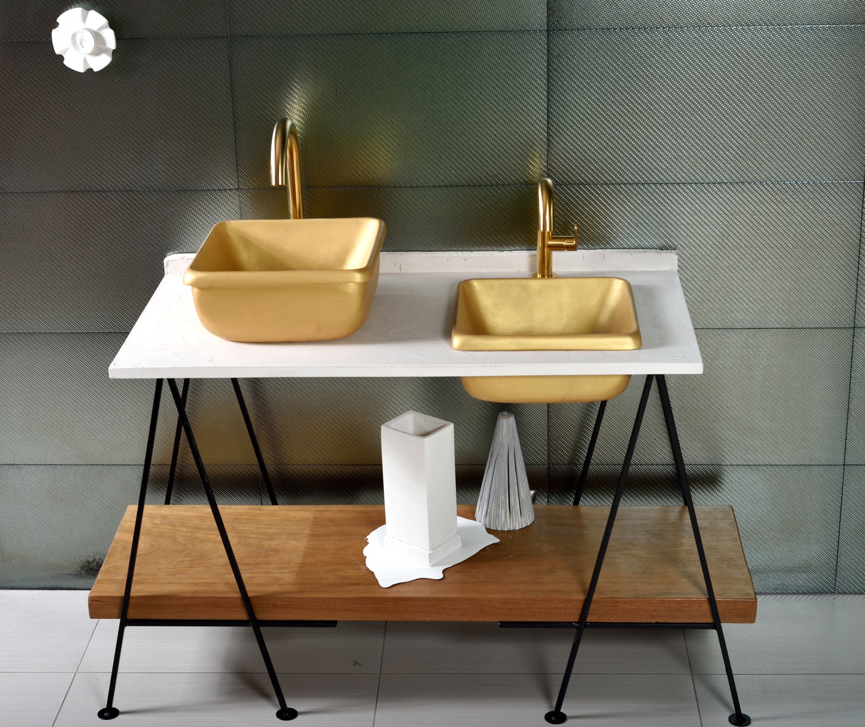 Kalo - Gold Bathroom Sink - robertotiranti.shop