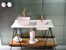 Load image into Gallery viewer, Kalo -Pale Petal Pink Bathroom Sink - robertotiranti.shop
