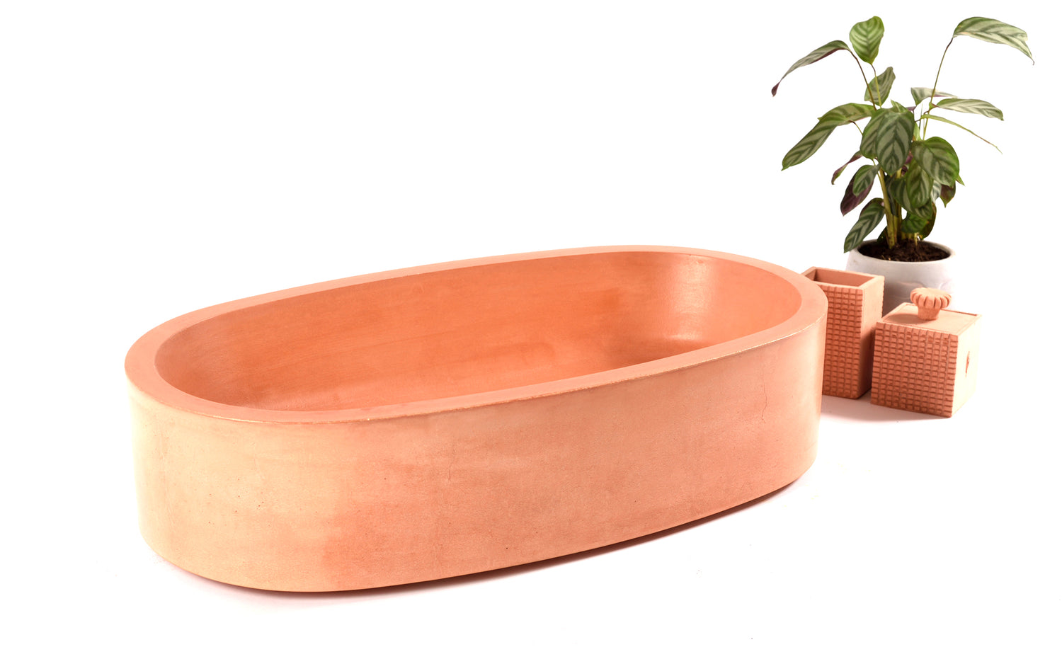 Lebek Washbasin Discolored Orange - robertotiranti.shop