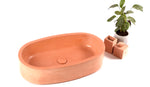 Lebek Washbasin Discolored Orange - robertotiranti.shop