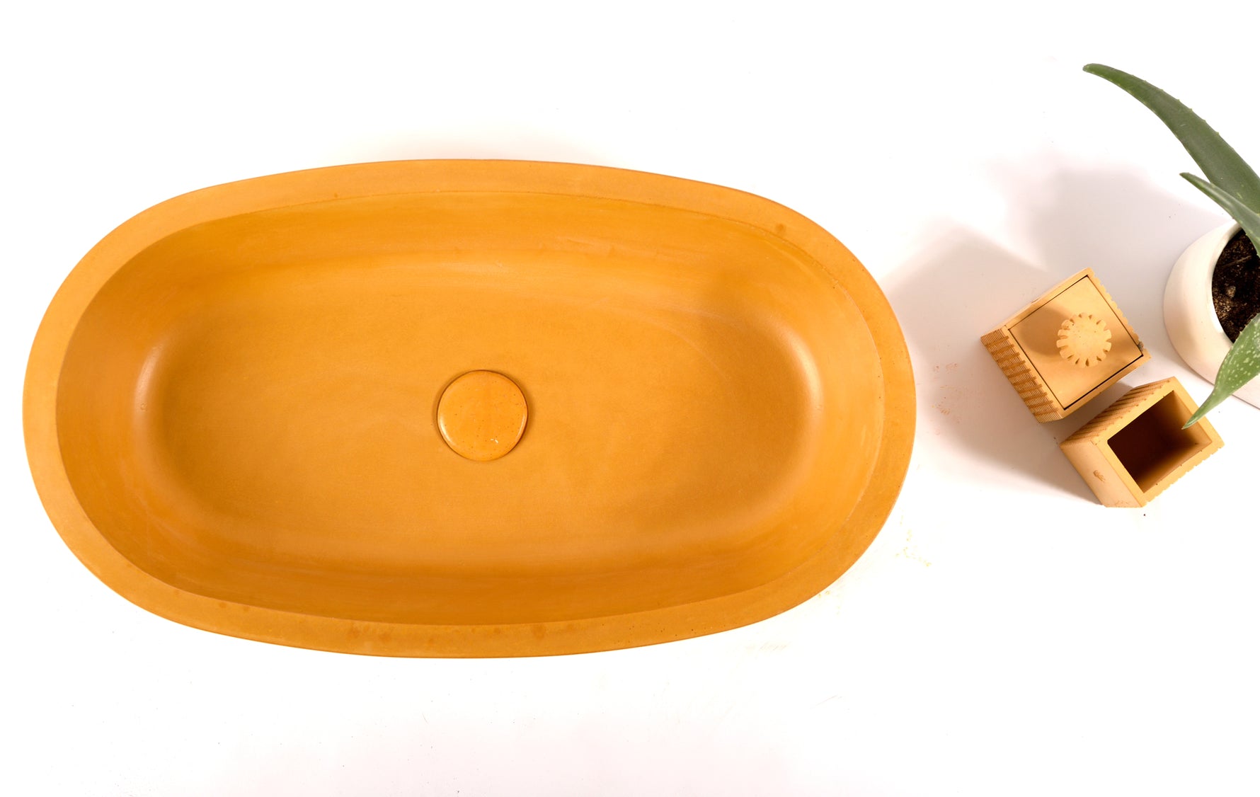 Lebek Washbasin Yellow Deep Corn - robertotiranti.shop