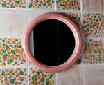 Pink Bathroom Sink with Metal Stand - robertotiranti.shop